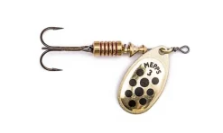 Cuiller Tournante Mepps Aglia Or/Points Noirs