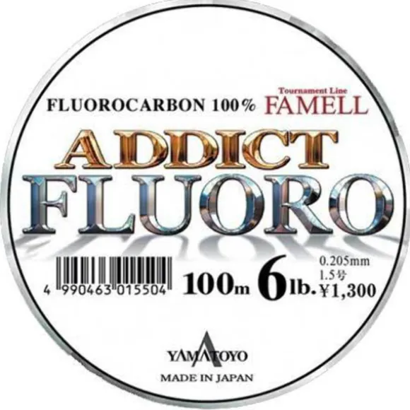 Fluorocarbone corps de ligne Yamatoyo Addict Fluorocarbon 100m
