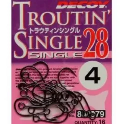 Hameçon Simple Decoy Troutin' Single 28