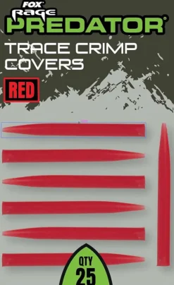 Sleeves Caoutchouc Fox Rage Predator Red Trace Crimps Covers