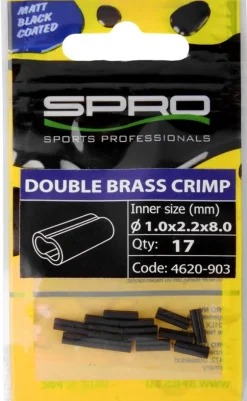 Sleeves Spro Doubles noir mat