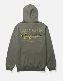 Sweat Capuche Salty Crew Euro Pike Fleece Dusty Olive