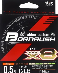 Tresse YGK Bornrush WX8 200M